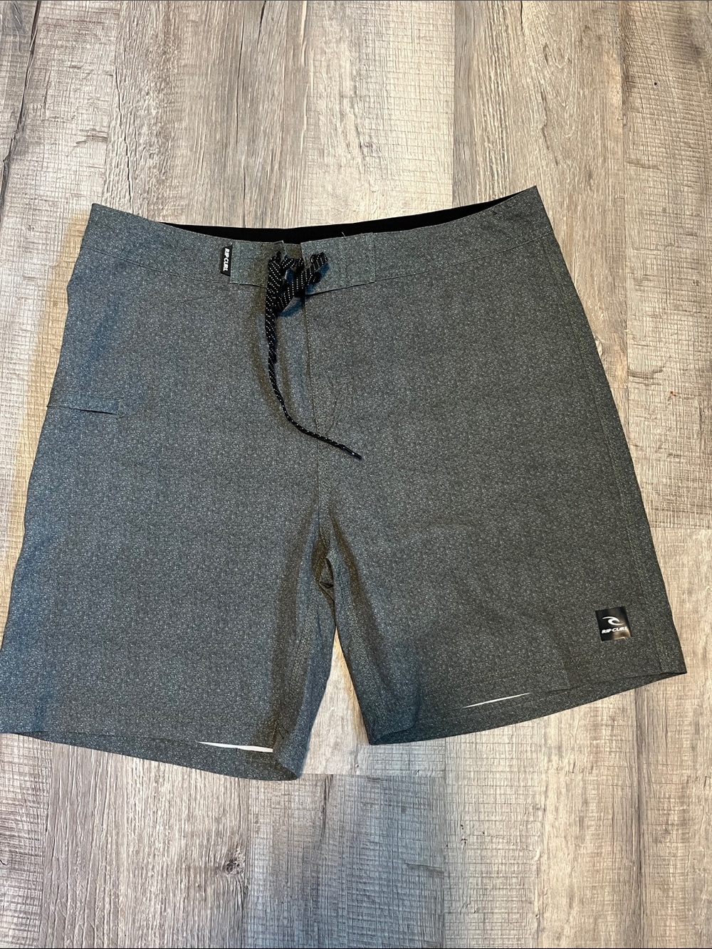 RIPCURL Mirage Board Shorts Swim Trunks Olive Green Drawstring Resortwear Sz 36